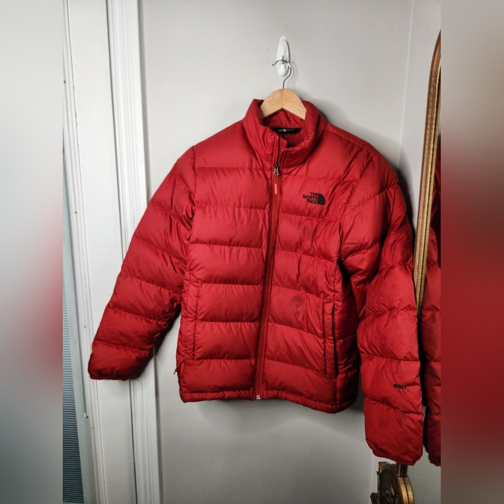 The North Face Red Puffer Jacket